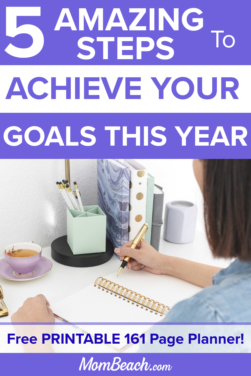 You won't believe how EASY it is to set goals for your life with these 5 hacks. You can achieve goals in your personal life so you can have a blessed future. Students, business owners, kids and more can benefit from goal setting to plan your future. Use these printable planner included to aid in your goal setting. #goalsetting #businessgoalsetting #personalgoalsetting #goalsettinghacks #goalsettingsteps #easygoalsetting #lifegoals #personalgoals #goals #howtoachievegoals #stepstoachievegoals