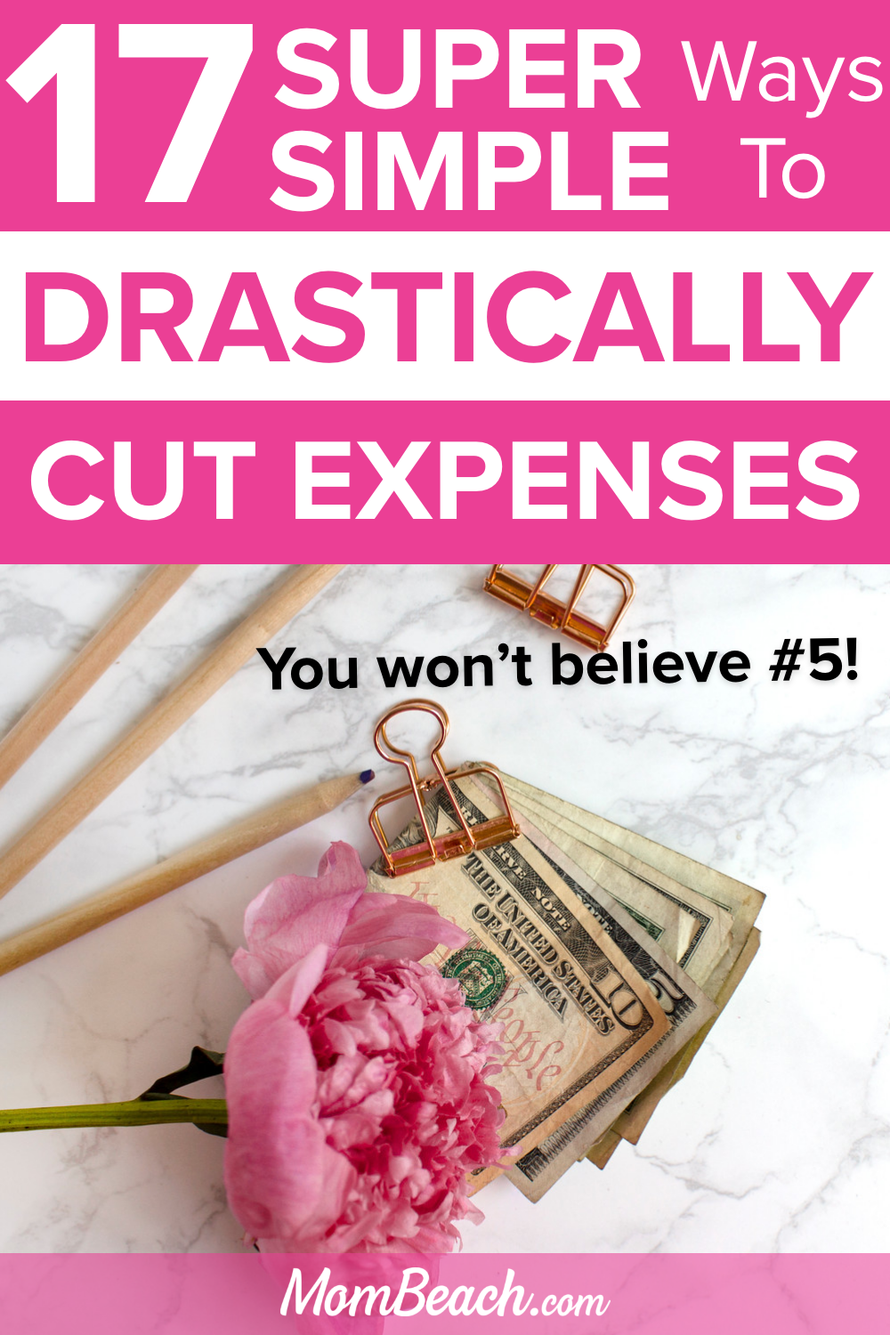 Do you want to start living frugally, but not lose your quality of life? Check out these 17 super simple ways to drastically cut your expenses. You can save money and time by doing these hacks. Save money on every day products by either making them yourself ( DIY ) or buying cheaper versions. Learn how to reduce spending too! #howtoreducespending #drasticallycutexpenses #savemoney #frugalliving #savingmoney #moneysavingtips #moneysavinghacks #cutexpenses #howtocutexpenses