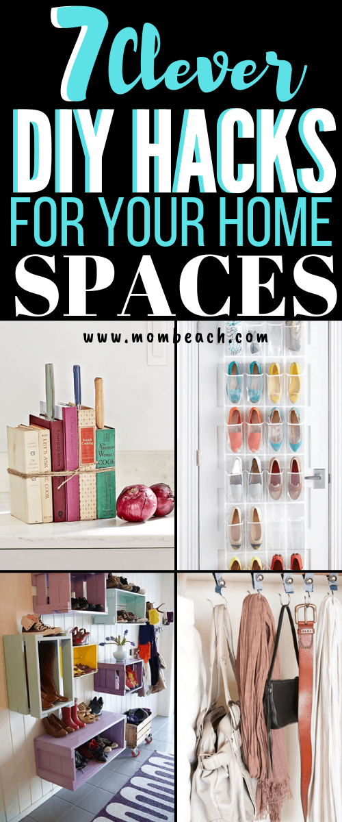 These 7 DIY organization ideas are AMAZING! Save money by DIY instead of spend hundreds at the Container Store. There are so many dollar store organization ideas that you will be shook! There are DIY organization ideas for the bedroom, for small spaces, for teens, bathrooms, the kitchen and the closet. There are even hacks for the apartment too. #diyorganization #diyorganizationideas #diyorganizationhacks #diyorganizationforsmallspaces #diyorganizationdollarstore